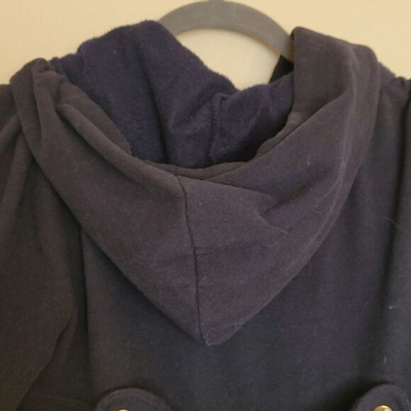 - Plush and Lush Navy Hoody Jacket Street Ware Cotton - Picture 7 of 16